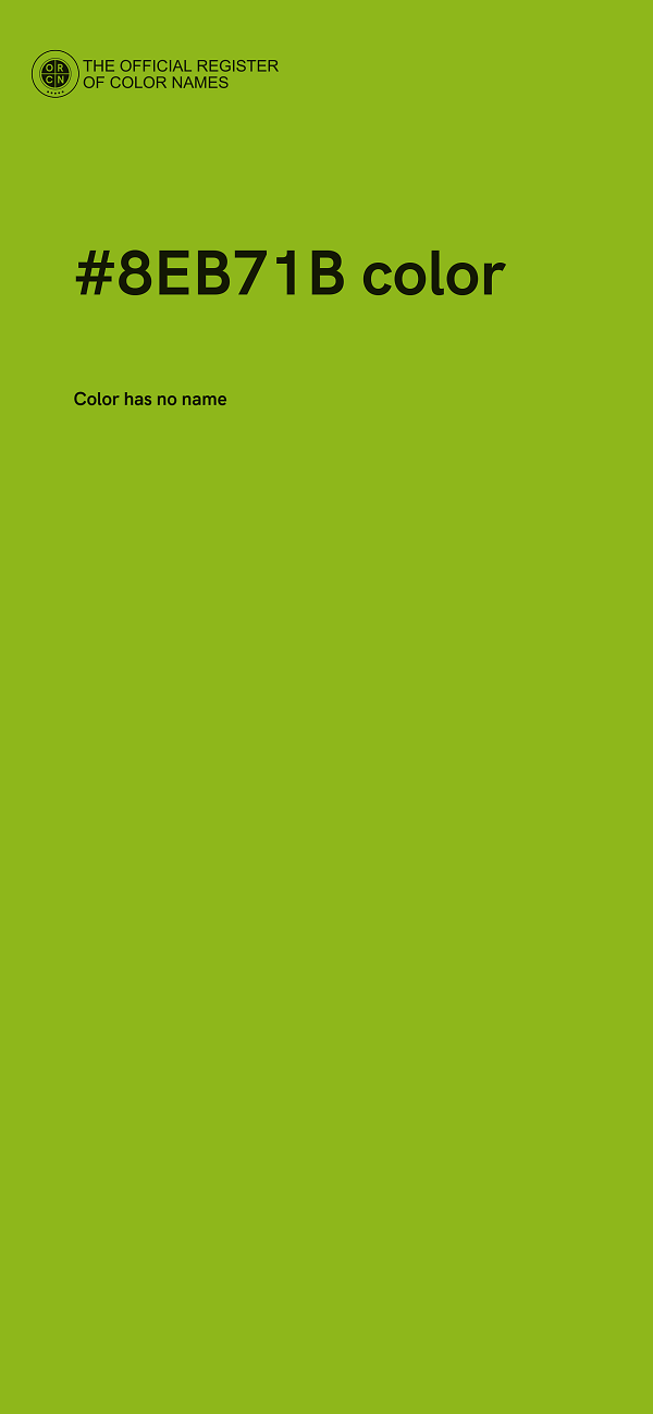 #8EB71B color image