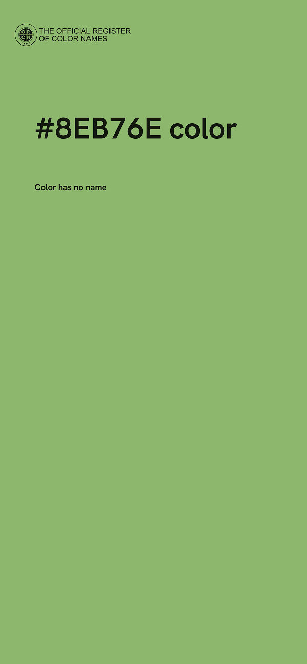 #8EB76E color image