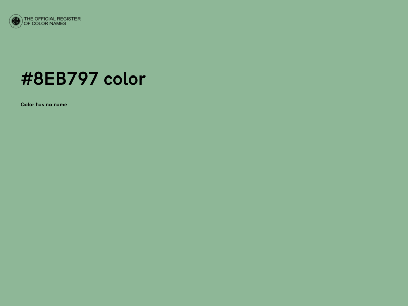 #8EB797 color image