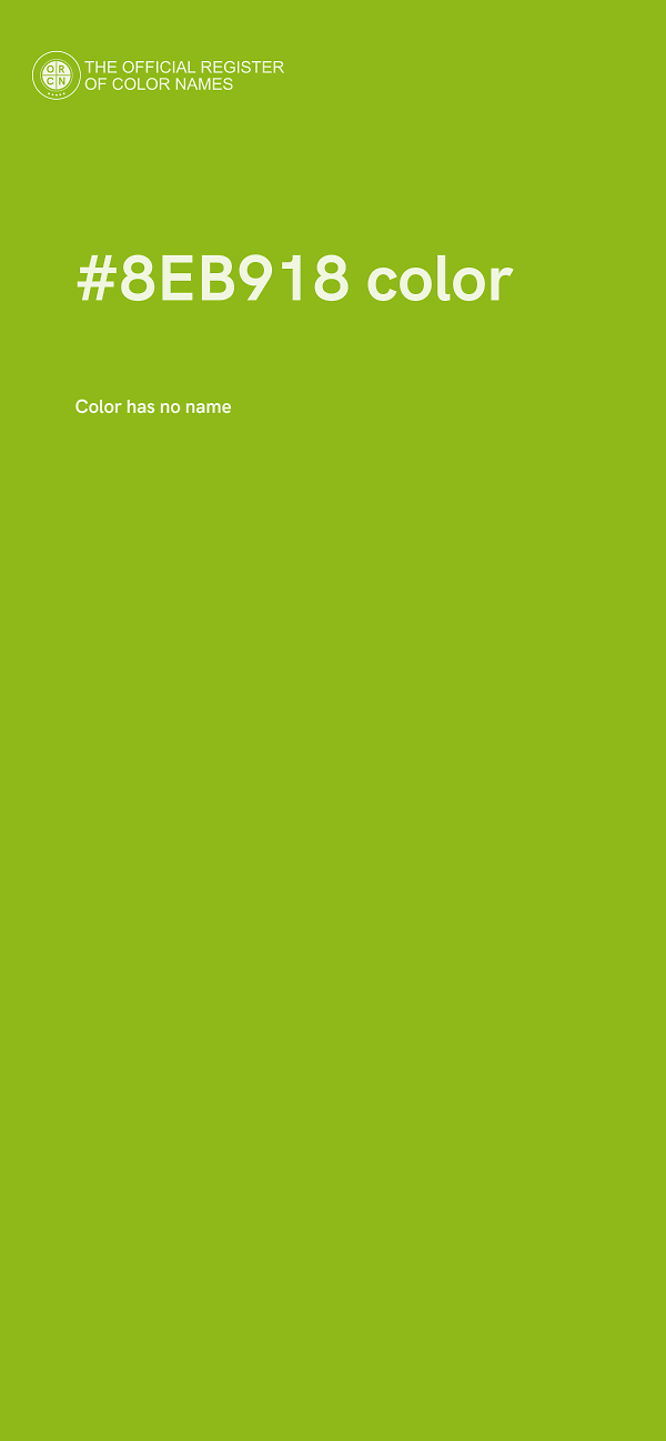 #8EB918 color image