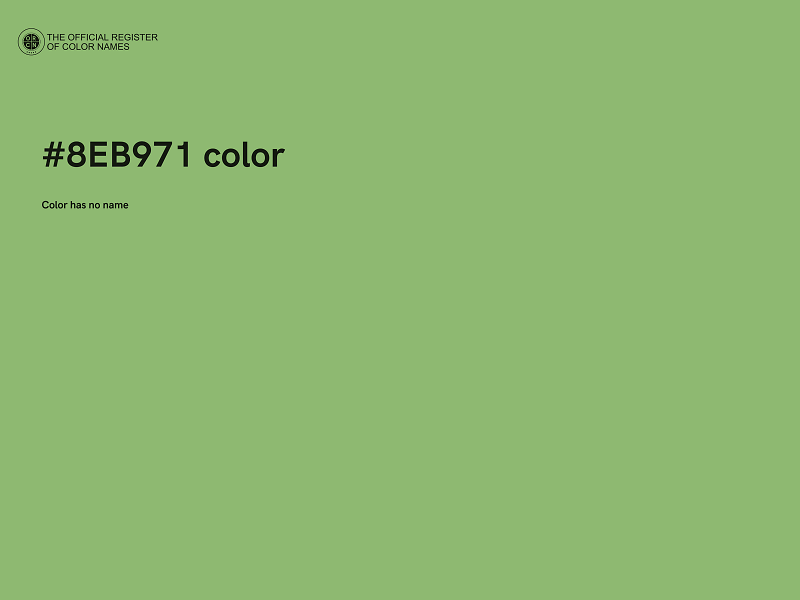 #8EB971 color image