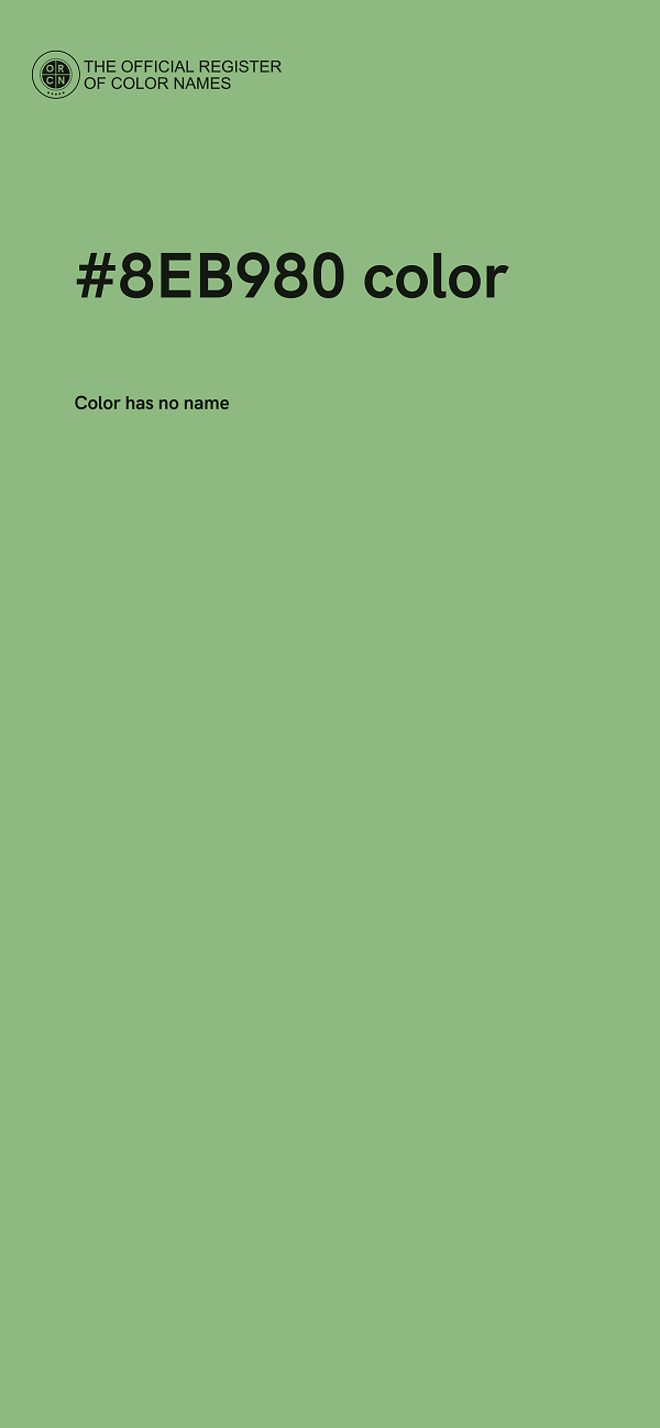 #8EB980 color image