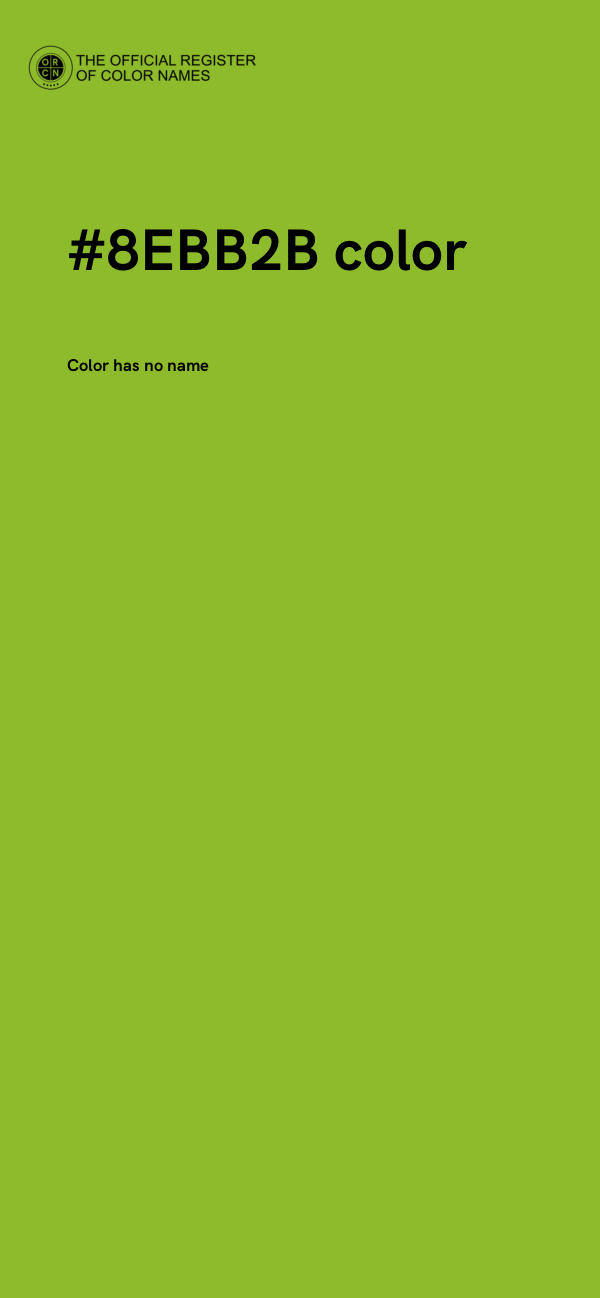 #8EBB2B color image