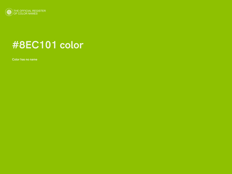 #8EC101 color image