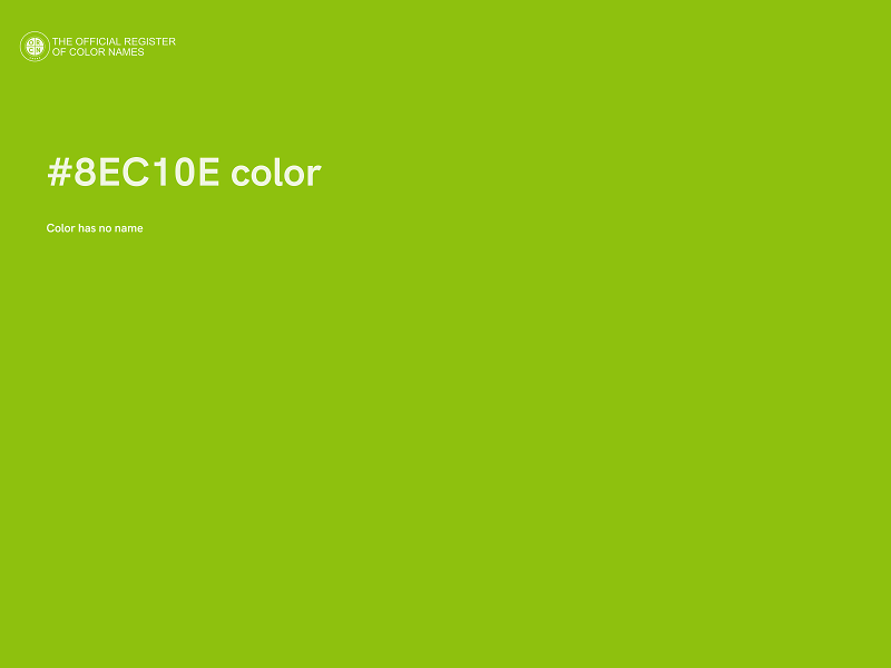 #8EC10E color image