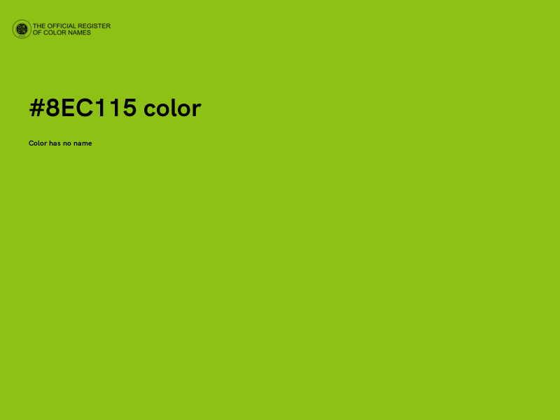 #8EC115 color image