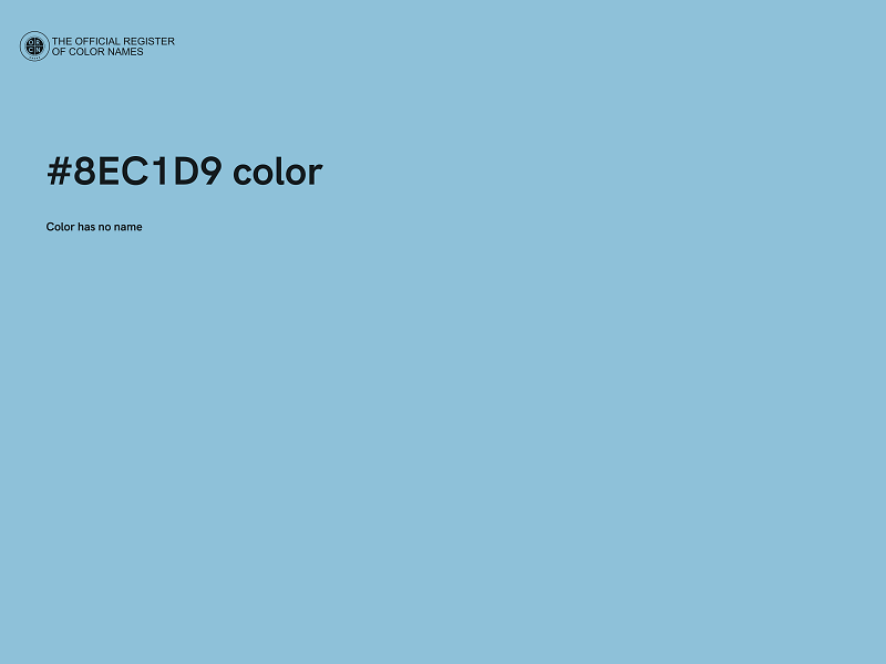 #8EC1D9 color image