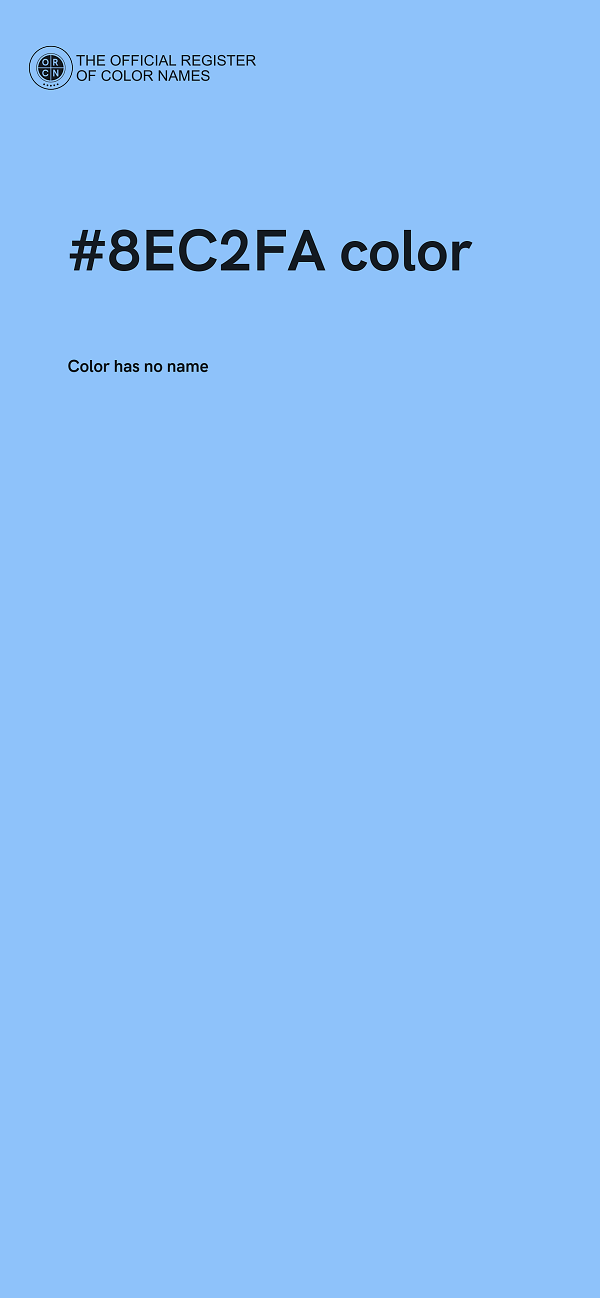 #8EC2FA color image