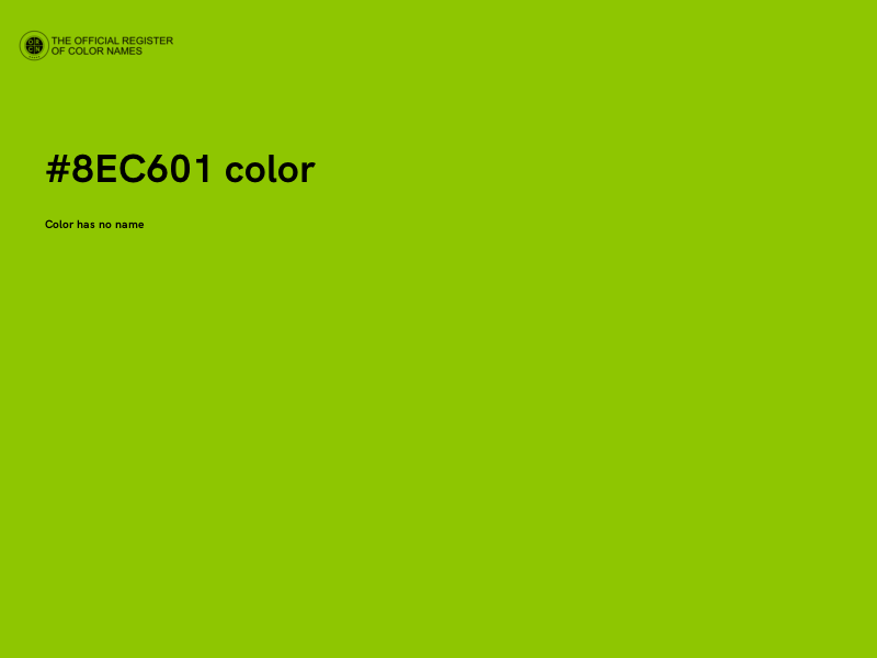 #8EC601 color image