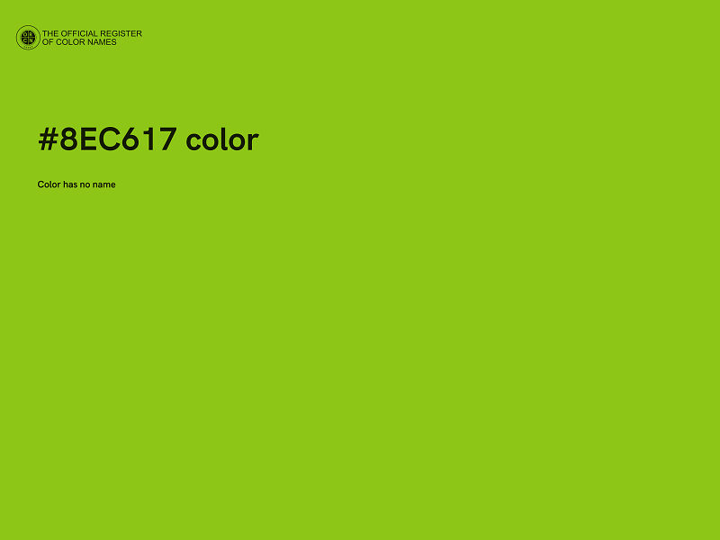 #8EC617 color image