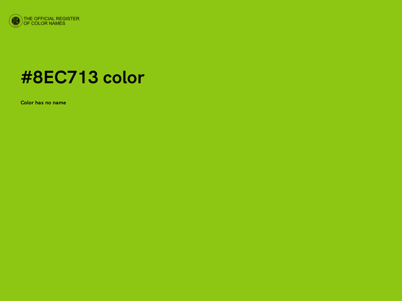 #8EC713 color image