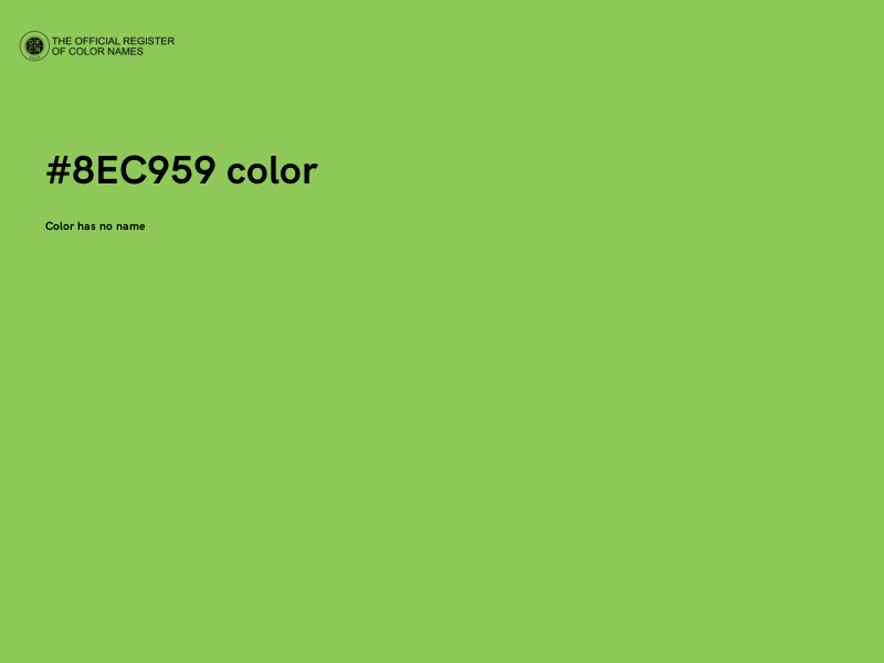 #8EC959 color image