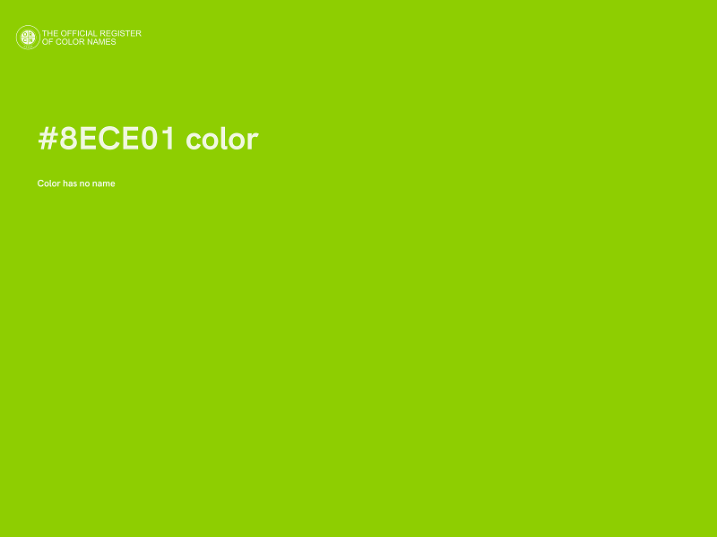 #8ECE01 color image