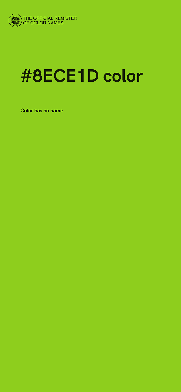 #8ECE1D color image