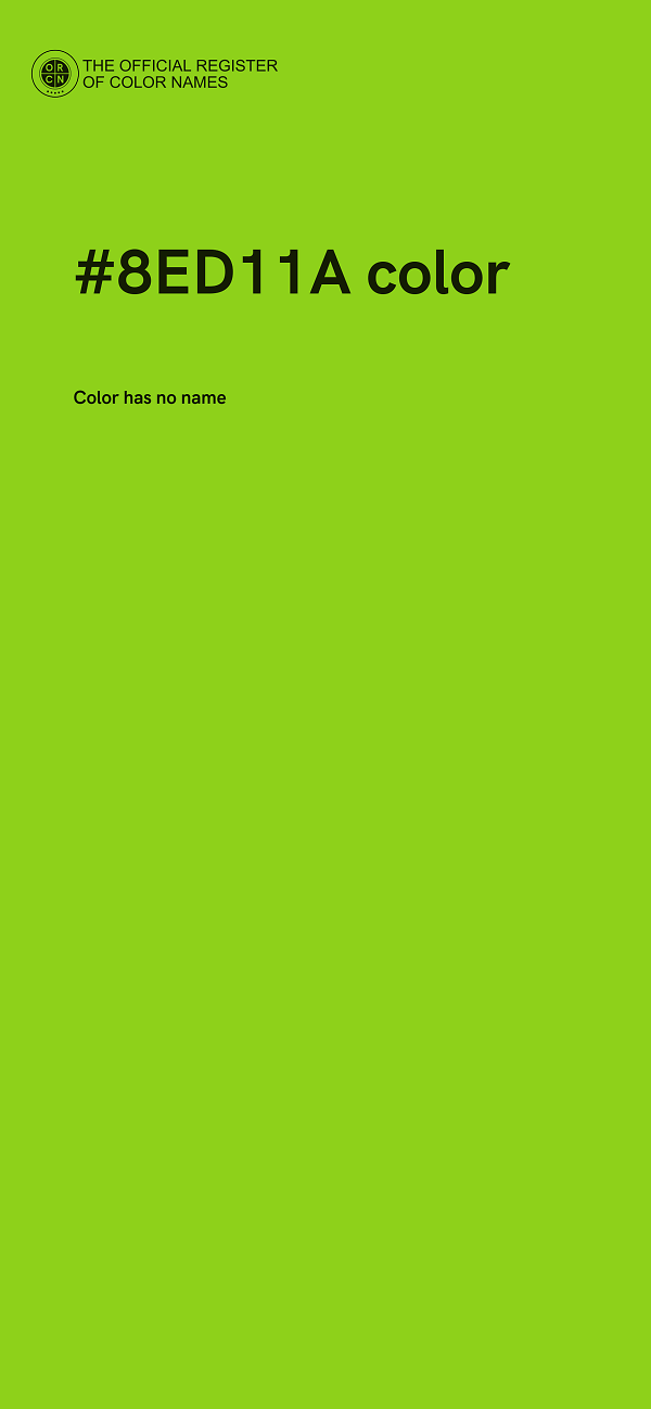 #8ED11A color image