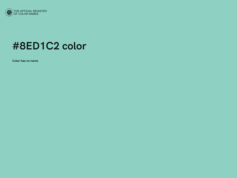 #8ED1C2 color image