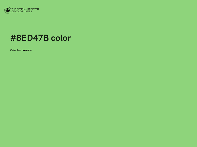 #8ED47B color image