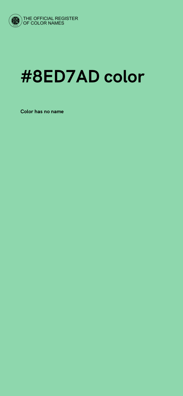 #8ED7AD color image