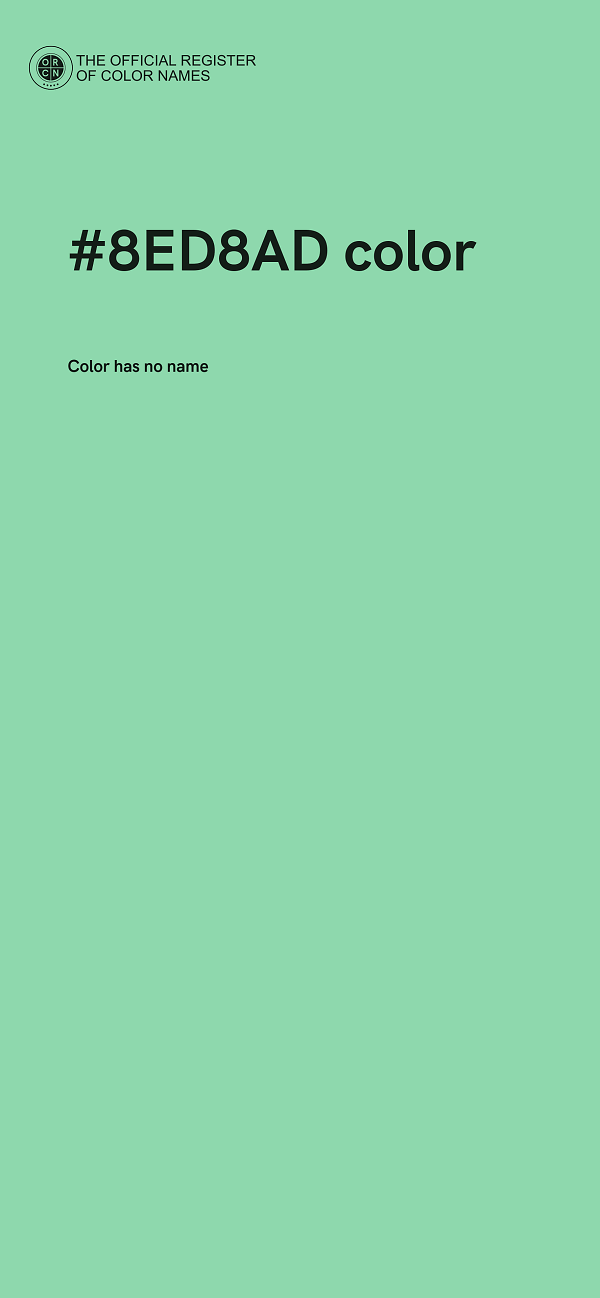 #8ED8AD color image