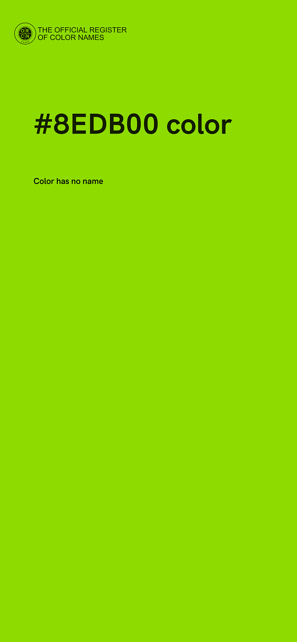 #8EDB00 color image
