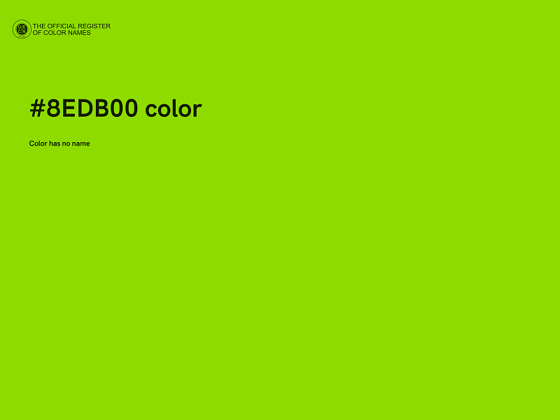 #8EDB00 color image