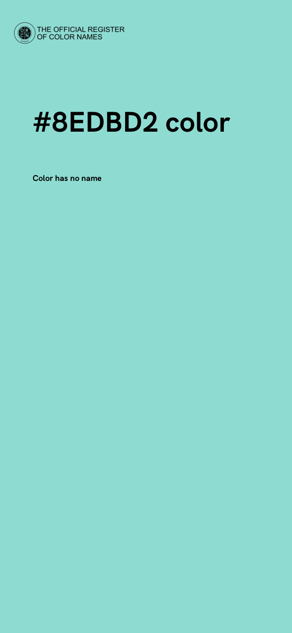 #8EDBD2 color image