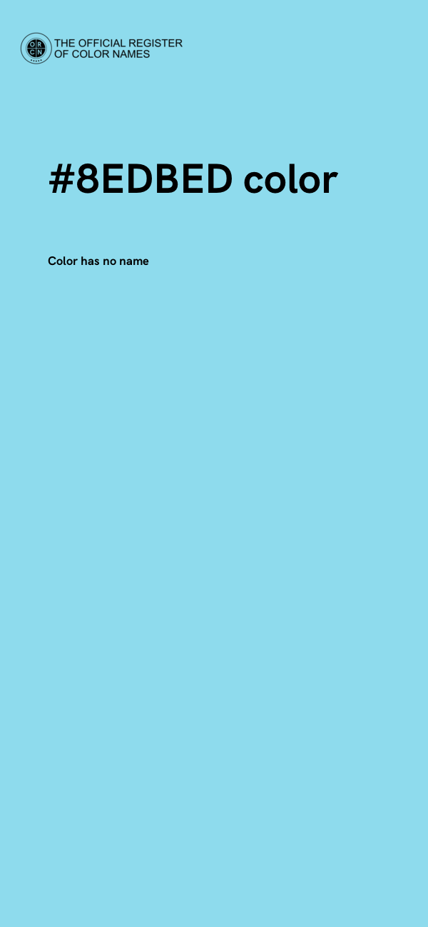 #8EDBED color image