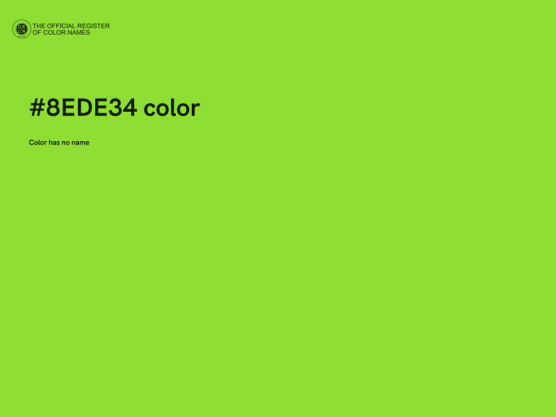 #8EDE34 color image