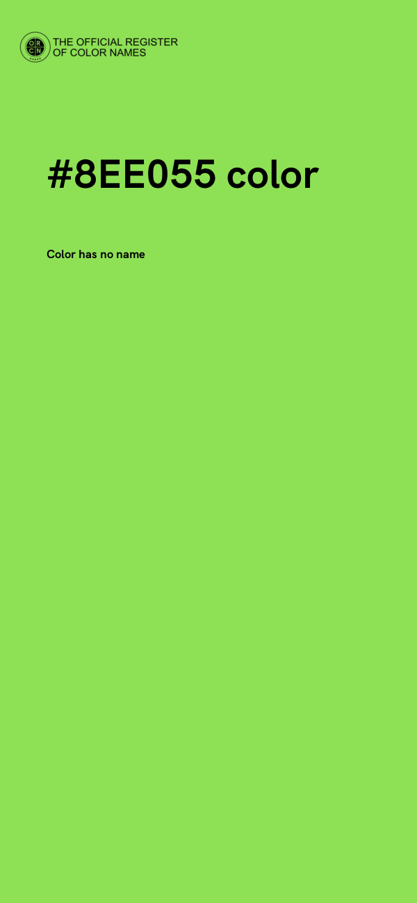 #8EE055 color image