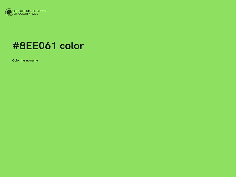 #8EE061 color image