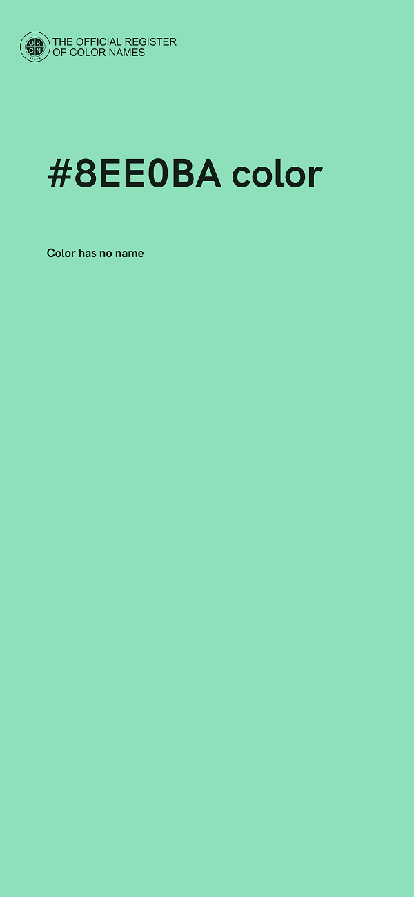 #8EE0BA color image