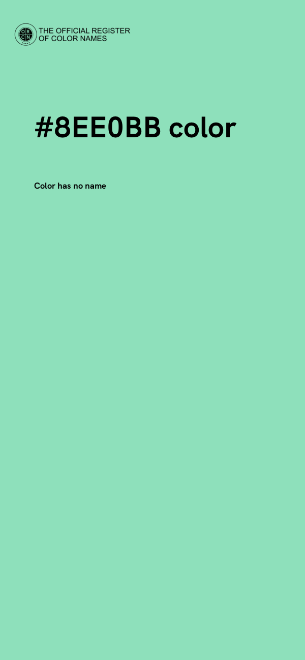 #8EE0BB color image