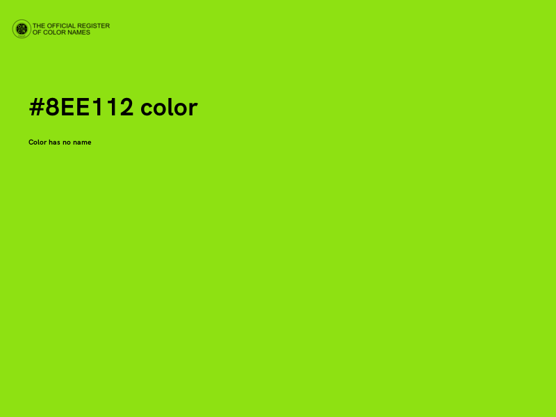 #8EE112 color image