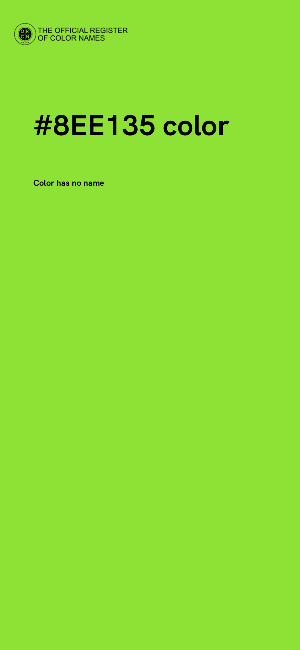 #8EE135 color image