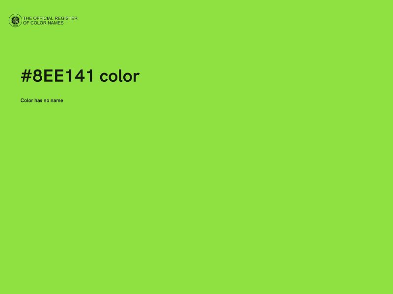 #8EE141 color image