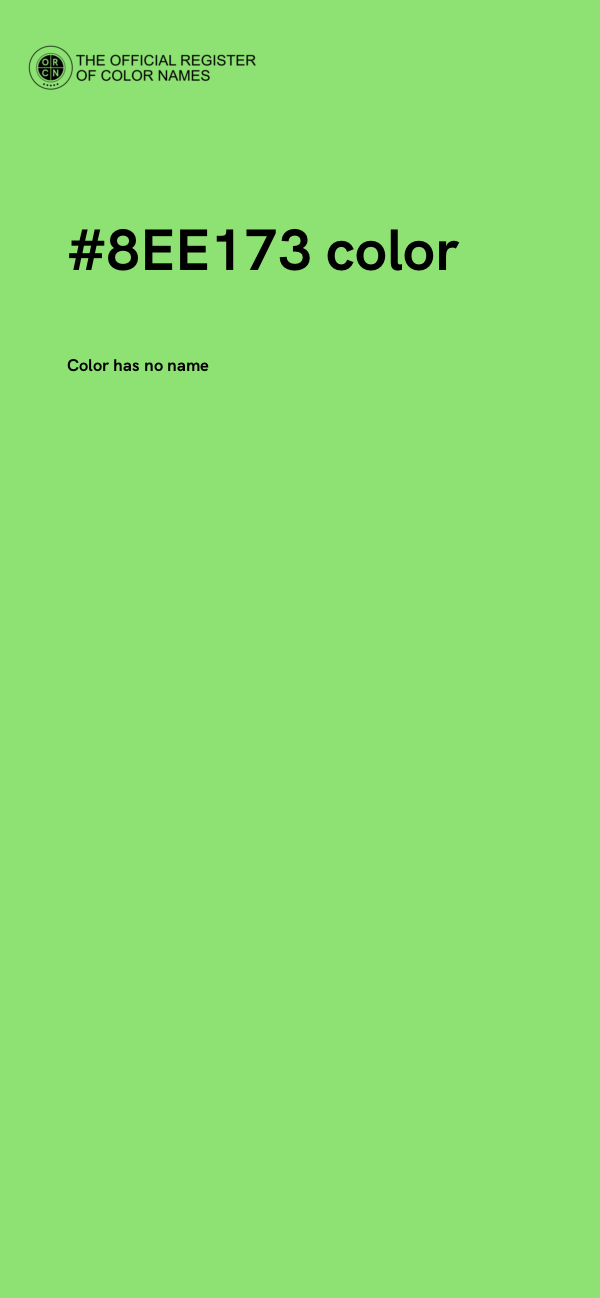 #8EE173 color image
