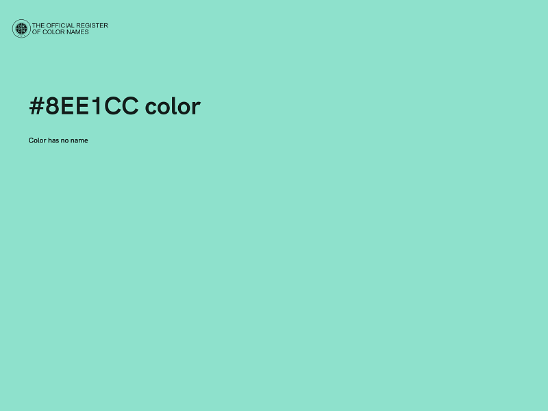 #8EE1CC color image