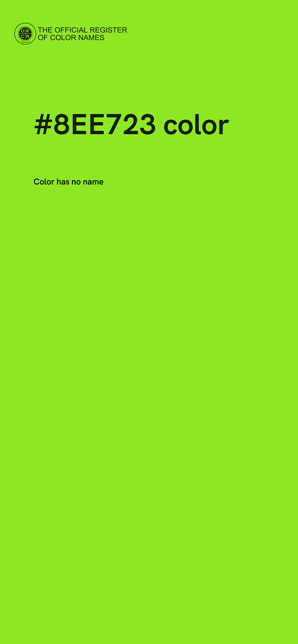 #8EE723 color image