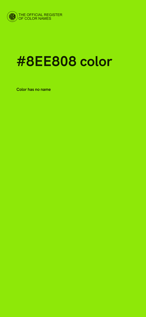 #8EE808 color image