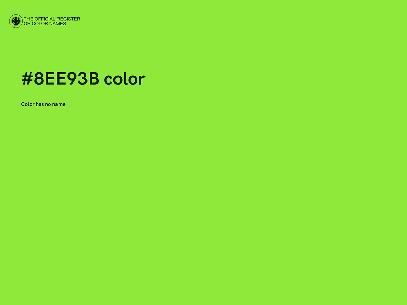 #8EE93B color image