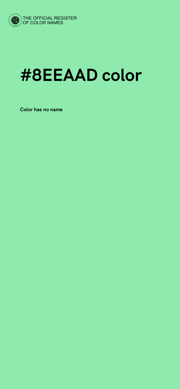 #8EEAAD color image