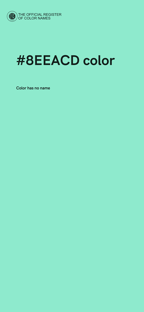 #8EEACD color image