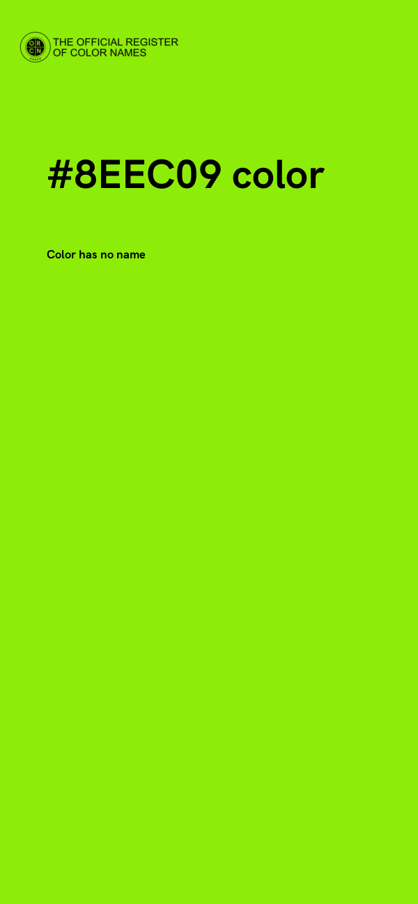 #8EEC09 color image