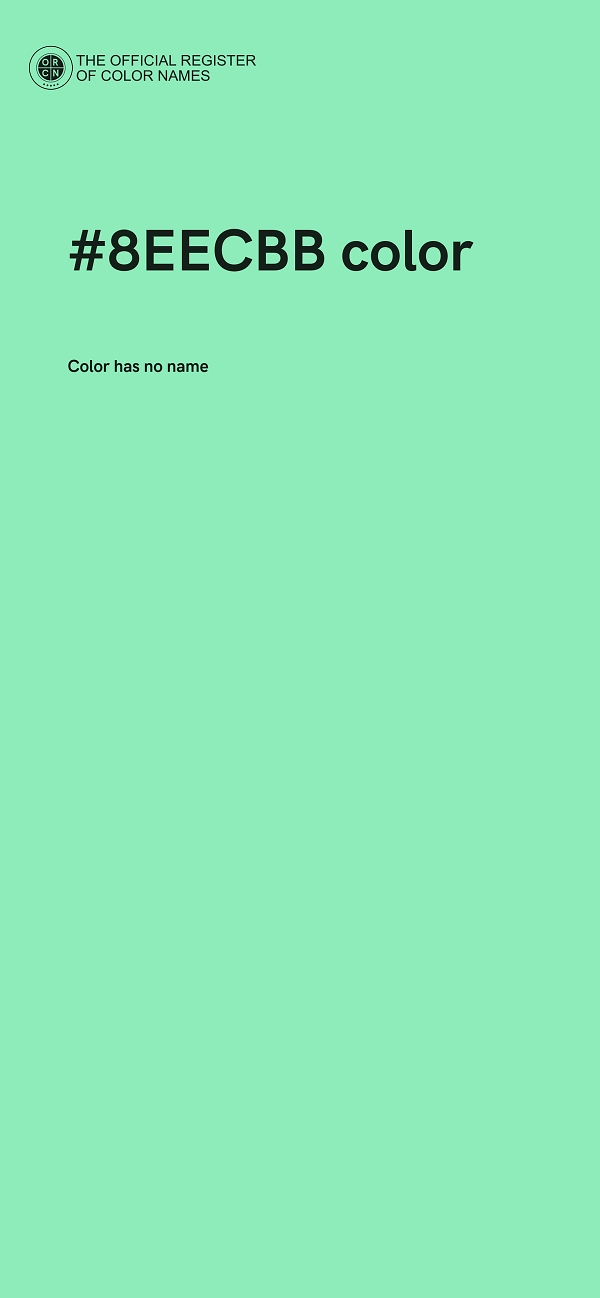 #8EECBB color image