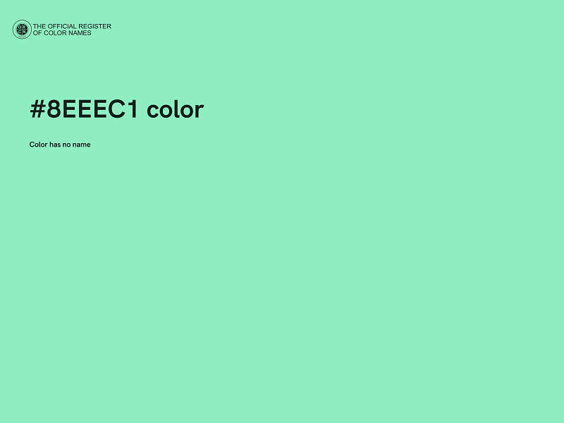 #8EEEC1 color image