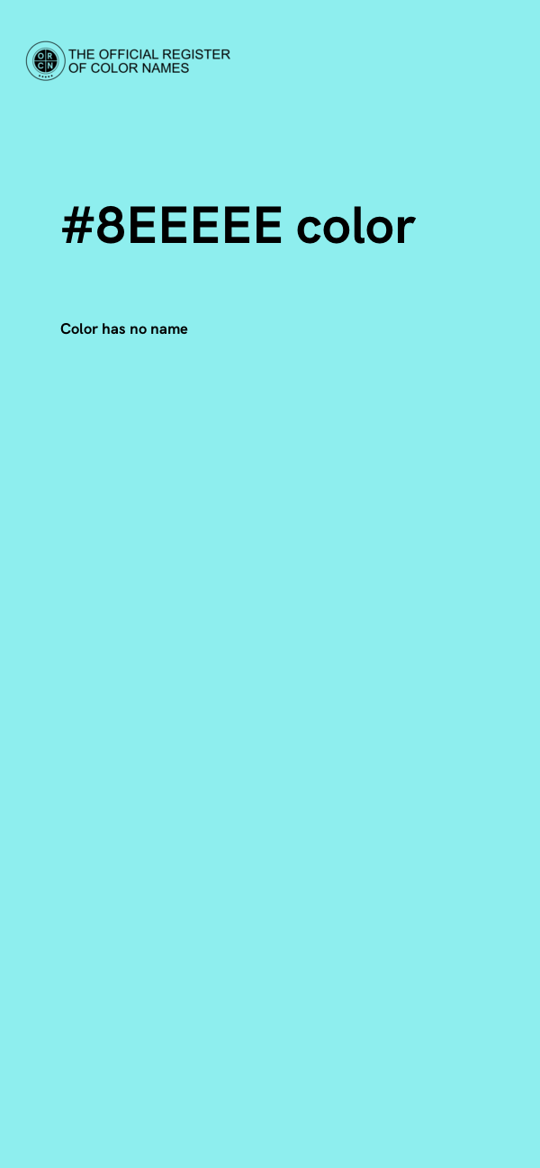 #8EEEEE color image