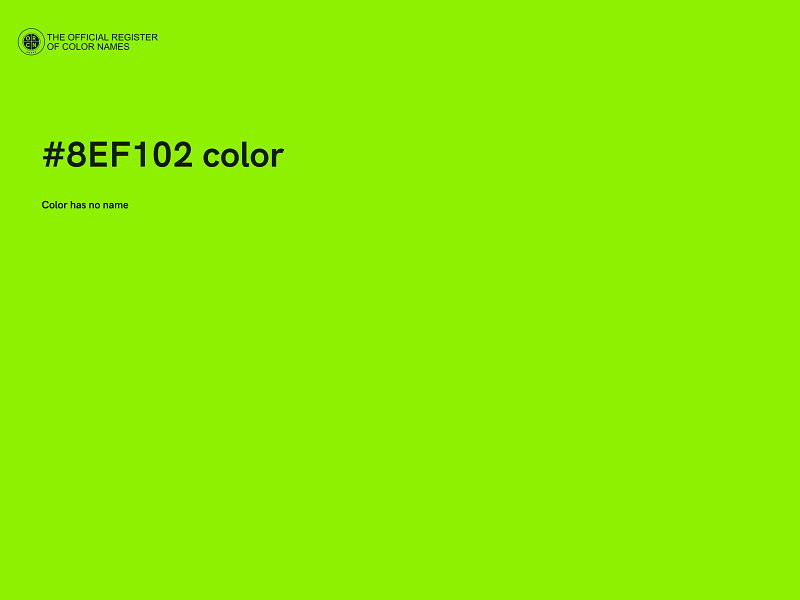 #8EF102 color image