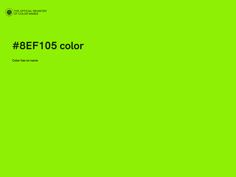 #8EF105 color image