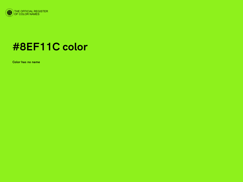 #8EF11C color image