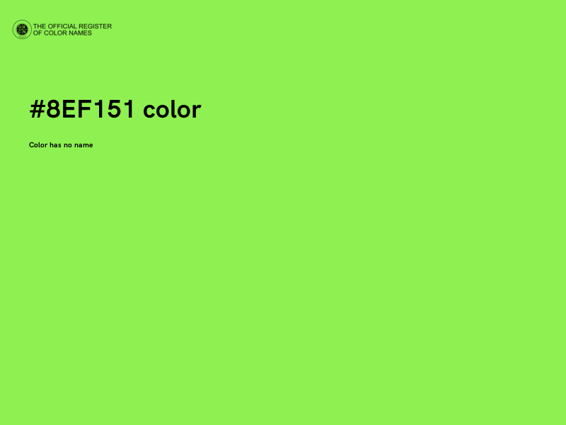 #8EF151 color image